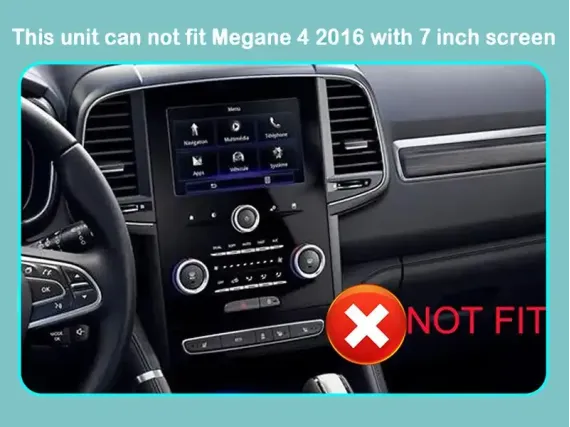 Renault Megane 4 (2015-2022) Tesla Radio para coche Android