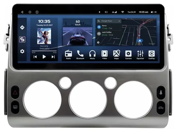 Toyota FJ Cruiser XJ10 2006-2022 Android car radio CarPlay - 12.3 inch