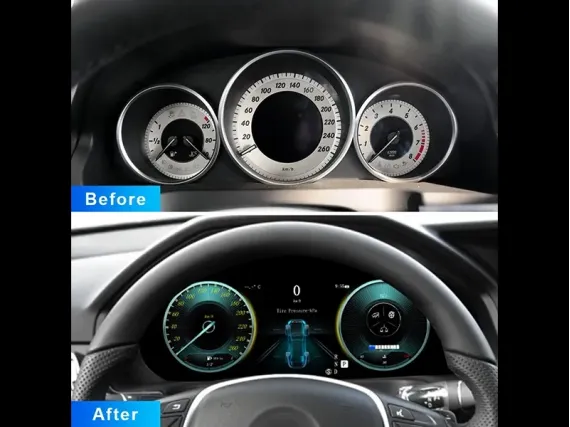 Mercedes-Benz E-Class W212 Digitaal Instrumentenpaneel | Plug & Play