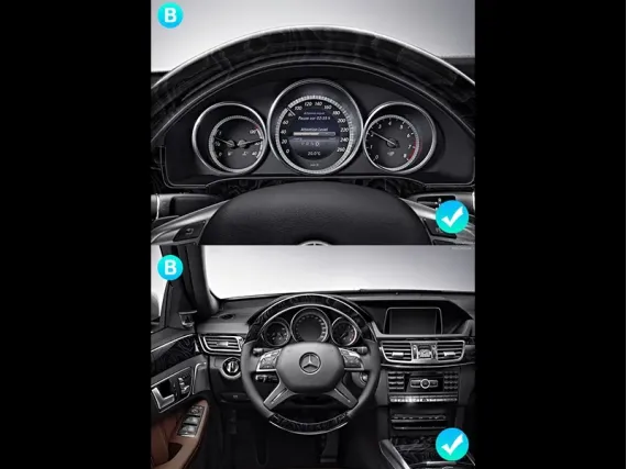 Mercedes-Benz E-Class W212 Digitaal Instrumentenpaneel | Plug & Play
