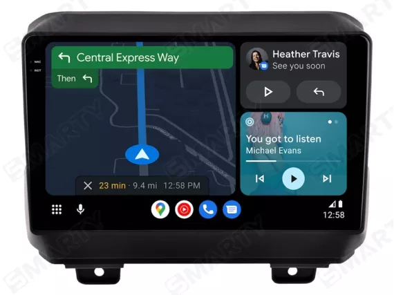 Jeep Wrangler/Unlimited 4 JL (2018-2023) Android Auto