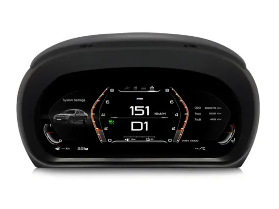 BMW 3 E90/E91/E92/E93 (2005+) Digitales Kombiinstrument | Plug & Play