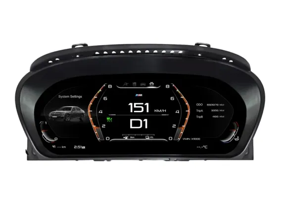 BMW 5 Series E60/E61/E63/E64 Digitales Kombiinstrument | Plug & Play