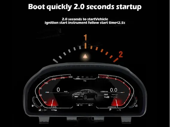 BMW 5 F10/F11, M5 (2010-2017) Digitales Kombiinstrument | Plug & Play