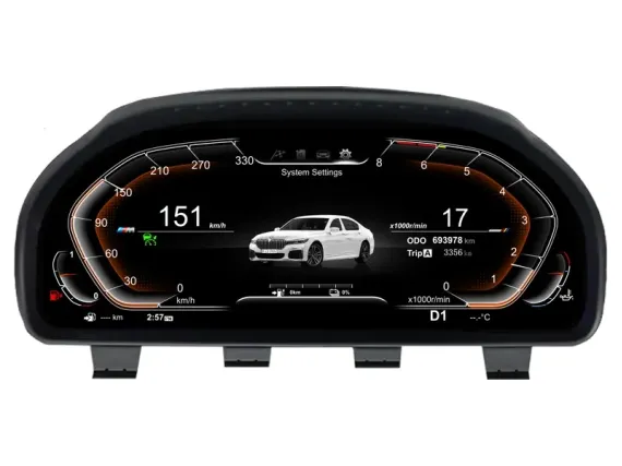 Painel de instrumentos digital BMW 6 F06/F12/F13 2011-2018 | Plug&Play
