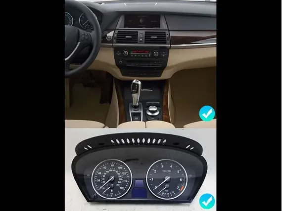 BMW X5/X6 E70/E71 (2007-2014) Digitales Kombiinstrument | Plug & Play