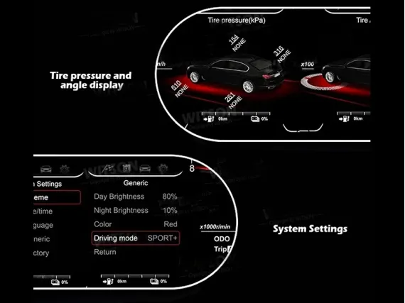 BMW Z4 E89 (2009-2018) Digital Instrument Cluster | Plug & Play