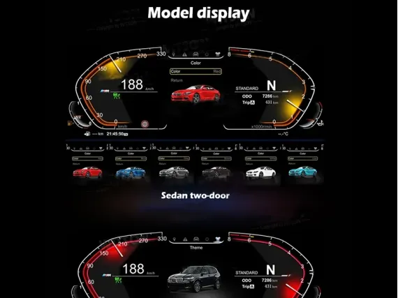 BMW Z4 E89 (2009-2018) Digital Instrument Cluster | Plug & Play