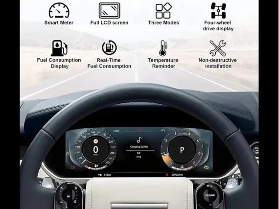 Jaguar XF / XFL (2016-2020) Strumentario Digitale | Plug & Play