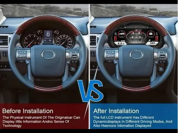 Lexus GX 400/460 (2010-2020) Digital Instrument Cluster | Plug & Play