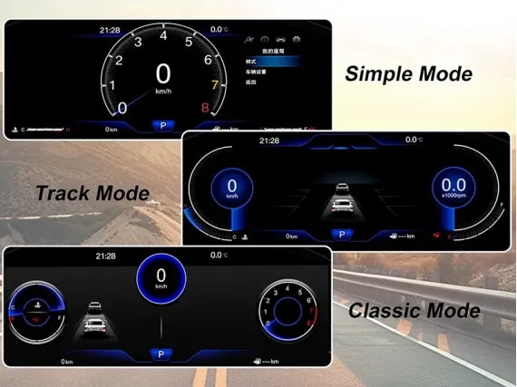Opel Astra H (2004-2014) Digitales Kombiinstrument | Plug & Play