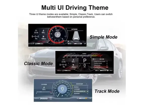 Painel de instrumentos digital Cadillac SRX (2010-2016) | Plug&Play