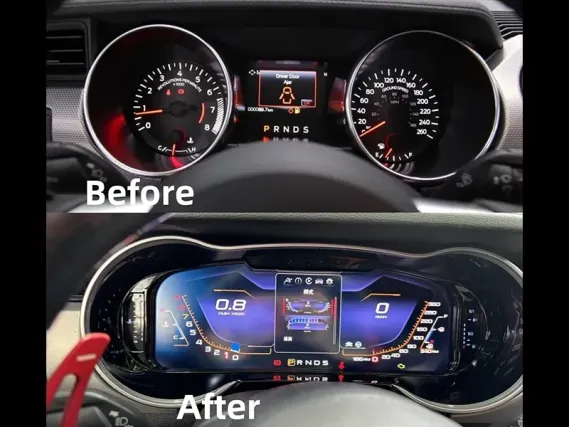 Painel de instrumentos digital Ford Mustang (2015-2021) | Plug&Play