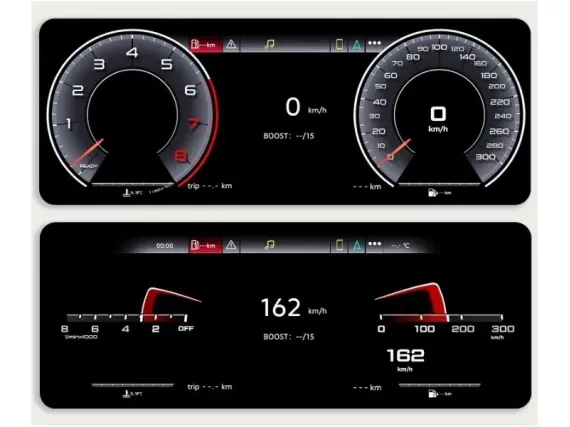 Audi Q5 (2008-2016) Digital Instrument Cluster | Plug & Play