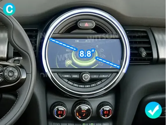Mini Couper R56 R60 (2007-2014) Autorrádio Android - Snapdragon