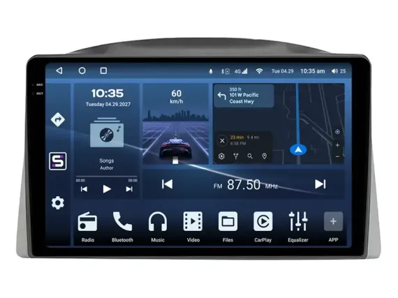 Jeep Grand Cherokee (2005-2007) Radio para coche Android Apple CarPlay