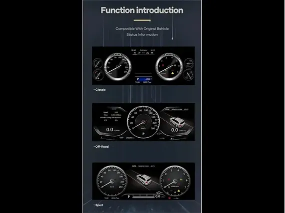Cuadro de instrumentos digital Toyota LC Prado 150 2009+ | Plug & Play