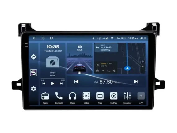 Toyota Prius XW50 (2015-2022) Android car radio Apple CarPlay