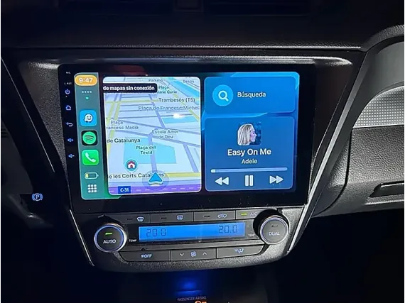 Toyota Avensis 2015-2018 car stereo upgrade main menu screen