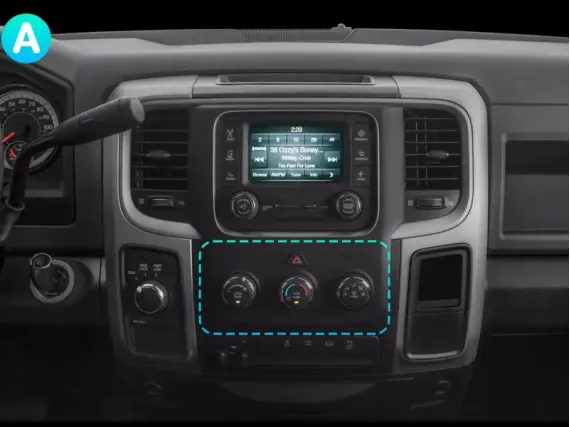 Dodge RAM 4 (2009-2018) Tesla Android car radio