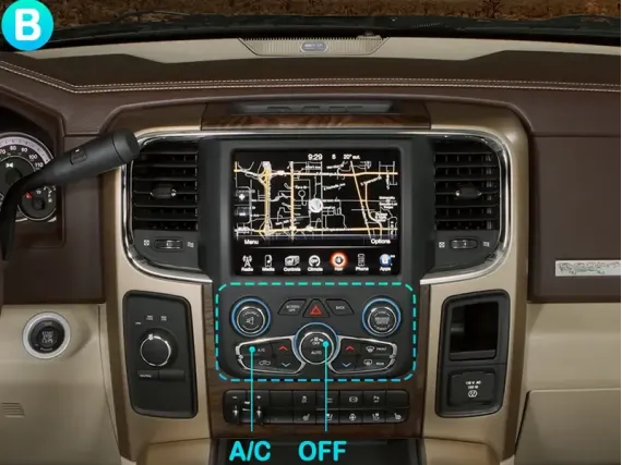 Dodge RAM 4 (2009-2018) Tesla Android car radio