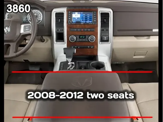 Dodge RAM 4 (2008-2012) Tesla Radio para coche Android