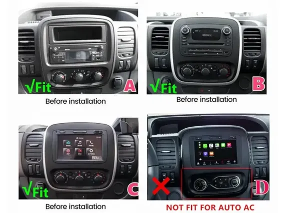 Opel Vivaro B (2014-2019) Android car radio CarPlay - 12.3 inches