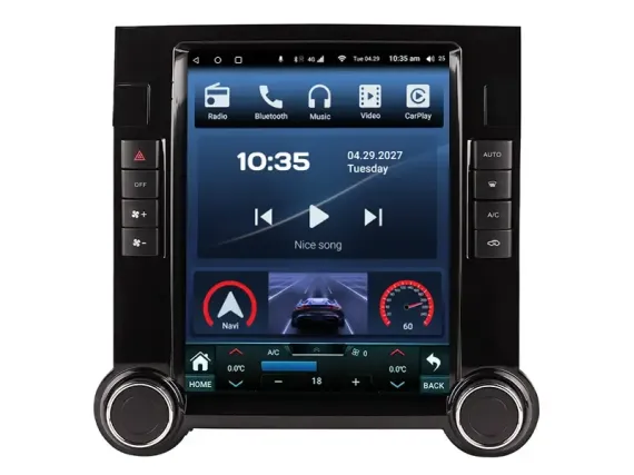 Volkswagen Touareg (2002-2010) Tesla Radio para coche Android