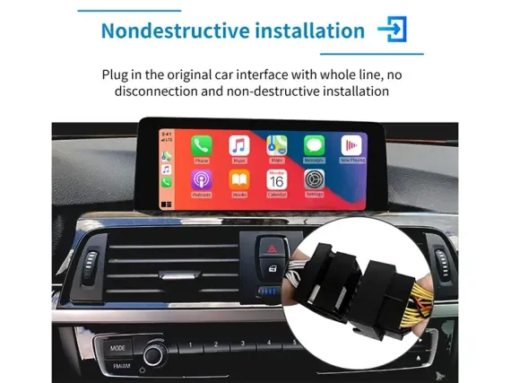 Wireless CarPlay & Android Auto for BMW X3/X4 F25/F26 2010+ OEM Screen