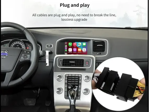 Wireless CarPlay & Android Auto for Volvo XC60 (2015-2017) OEM Screen