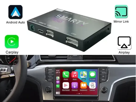Wireless CarPlay & Android Auto for VW Tiguan (2016-2023) OEM Screen
