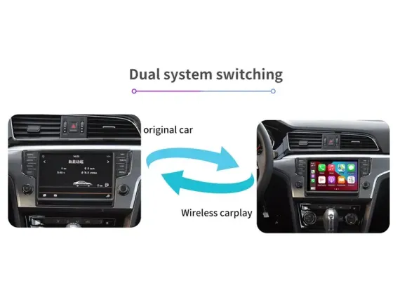 Wireless CarPlay & Android Auto for VW Tiguan (2016-2023) OEM Screen