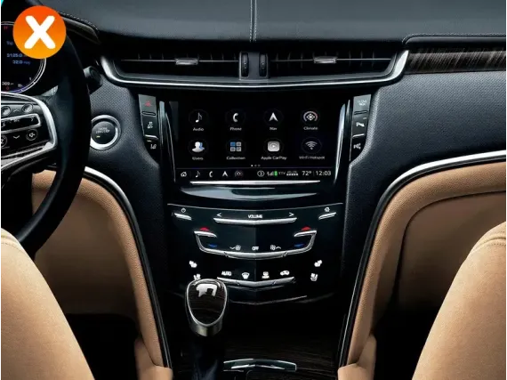 CarPlay e Android Auto sem fios para ecrã original Cadillac ATS 2013+