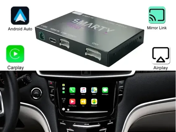 CarPlay и Android Auto inalámbricos para pantalla original de Cadillac
