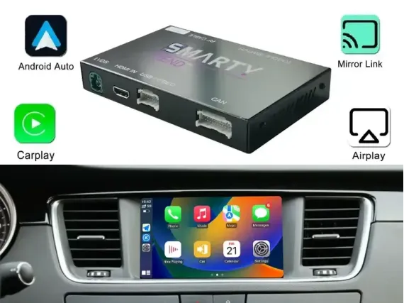 Draadloze CarPlay & Android Auto voor Citroen C4 2013-2018 OEM-scherm