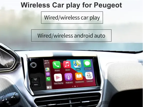 Draadloze CarPlay & Android Auto voor Citroen C4 2013-2018 OEM-scherm