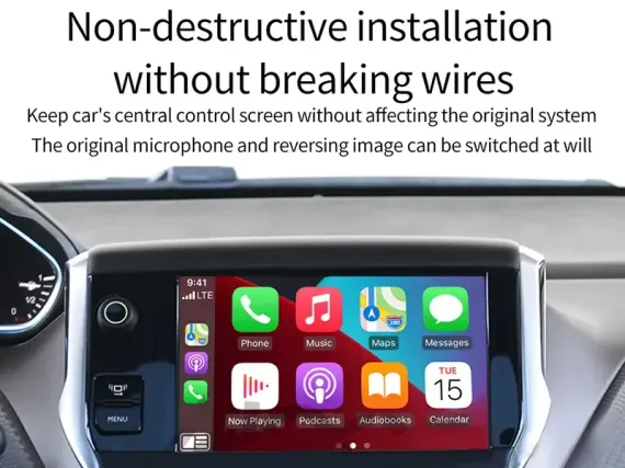 Draadloze CarPlay & Android Auto voor Citroen C4 2013-2018 OEM-scherm