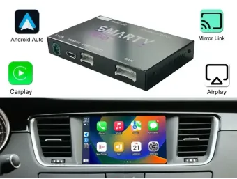 Bezprzewodowy CarPlay i Android Auto dla oryginalnego ekranu Peugeot