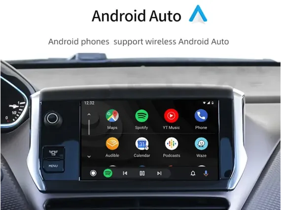 Bezprzewodowy CarPlay i Android Auto dla oryginalnego ekranu Peugeot
