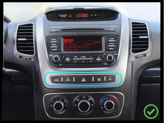 Магнитола для KIA Sorento FL (2012-2015) small frame - 12.3 дюйма Андроид CarPlay