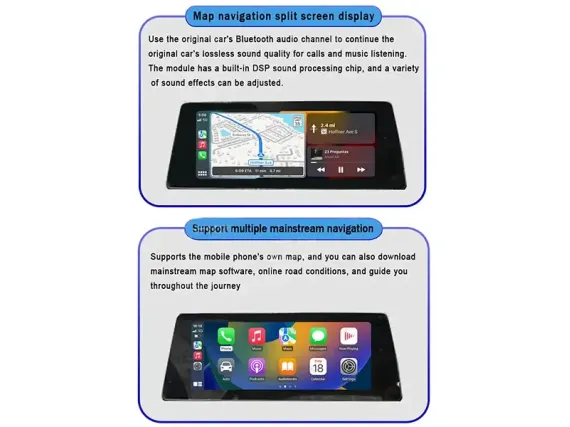 Kabelloses CarPlay & Android Auto für Jeep Cherokee OEM-Bildschirm
