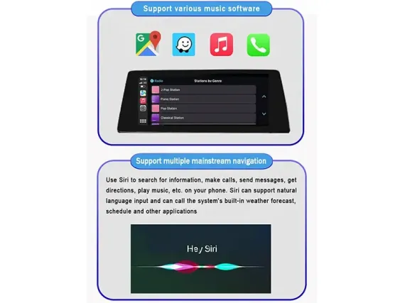 Kabelloses CarPlay & Android Auto für Jeep Cherokee OEM-Bildschirm