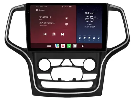Jeep Grand Cherokee (2014+) Android Autoradio Apple CarPlay