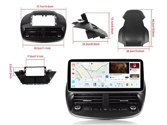Ford Kuga / Escape (2012-2019) Android car radio CarPlay - 12.3 inch