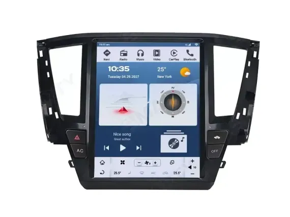 Mitsubishi Pajero Sport 3 (2019+) Tesla Radio para coche Android