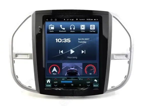 Магнитола для Mercedes-Benz Vito W447 (2014+) Тесла Андроид CarPlay