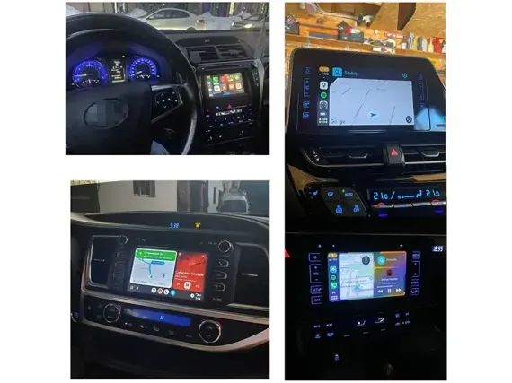 Bezprzewodowy CarPlay i Android Auto dla oryginalnego ekranu Toyota