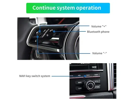 Wireless CarPlay & Android Auto for Porsche Macan (2014+) OEM Screen