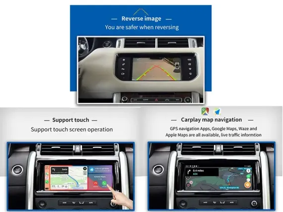 Bezprzewodowy CarPlay i Android Auto dla oryginalnego ekranu Discovery