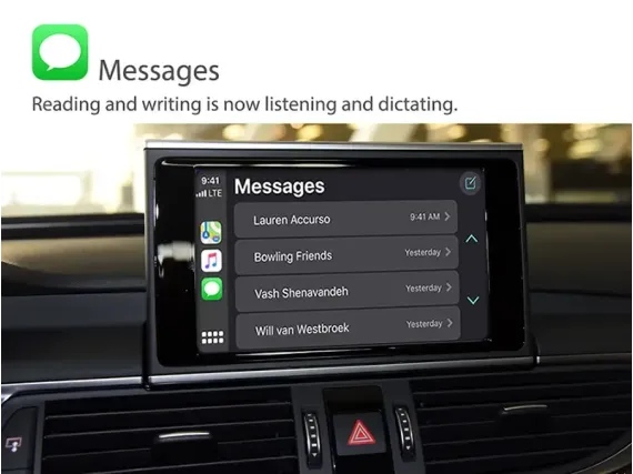 Wireless CarPlay & Android Auto for Audi A4/S4/RS4 (2007+) OEM Screen